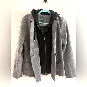 Wild Fable Zip-up Blazer, size M